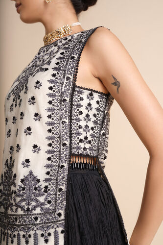Sawsan Embroidered Skirt Set - White, White, image 14